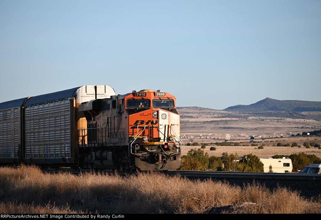 BNSF 7410 Rear DPU